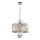 Hanglamp aan een ketting MARGOT 6xE14/40W/230V mat chroom