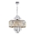 Hanglamp aan een ketting MARGOT 9xE14/40W/230V mat chroom