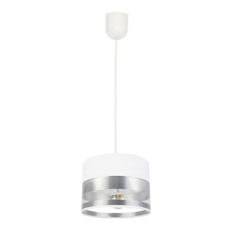 Hanglamp aan een ketting  MILO 1xE27/60W/230V zilver