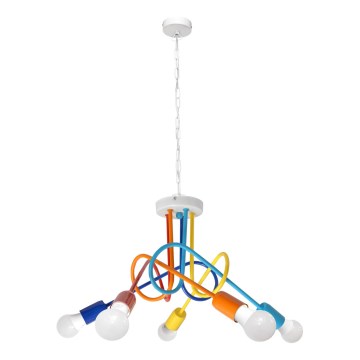 Hanglamp aan een ketting OXFORD 5xE27/15W/230V