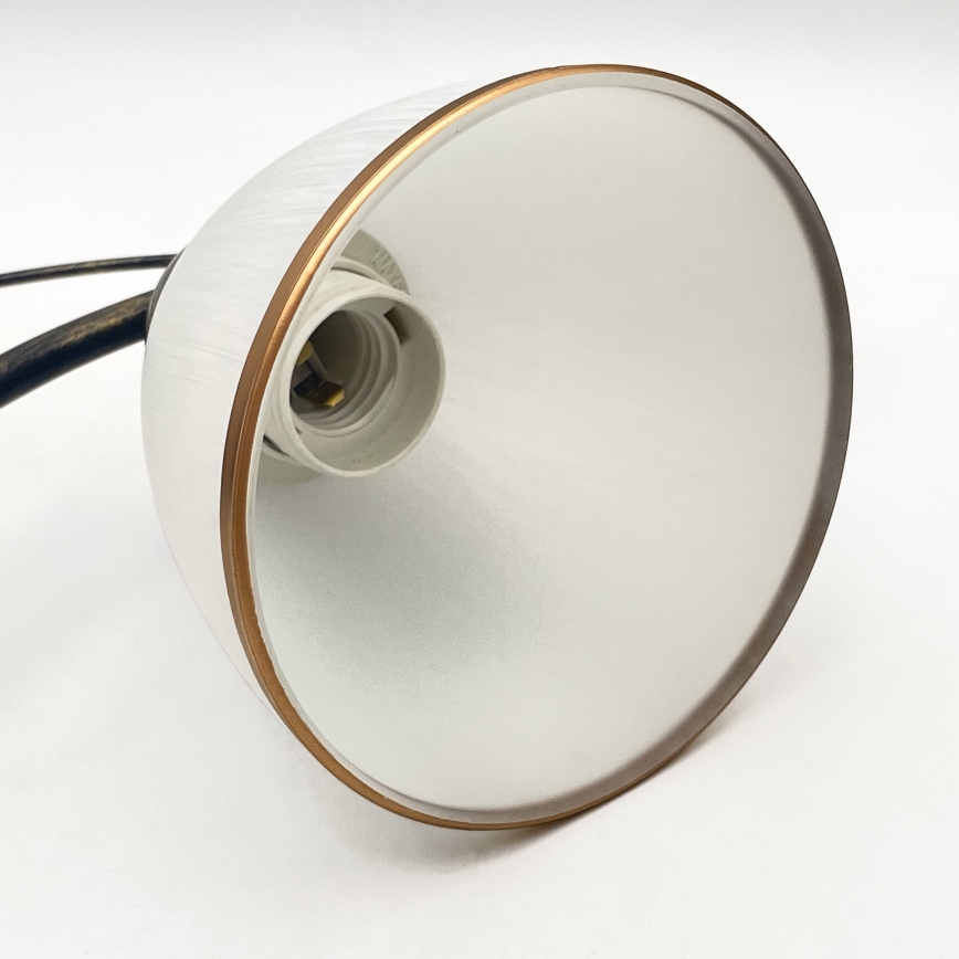 Hanglamp aan een ketting RETRO 2xE27/60W/230V brons/patina
