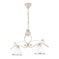 Hanglamp aan een ketting RETRO 2xE27/60W/230V goud/patina