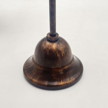 Hanglamp aan een ketting RETRO 2xE27/60W/230V koper/patina