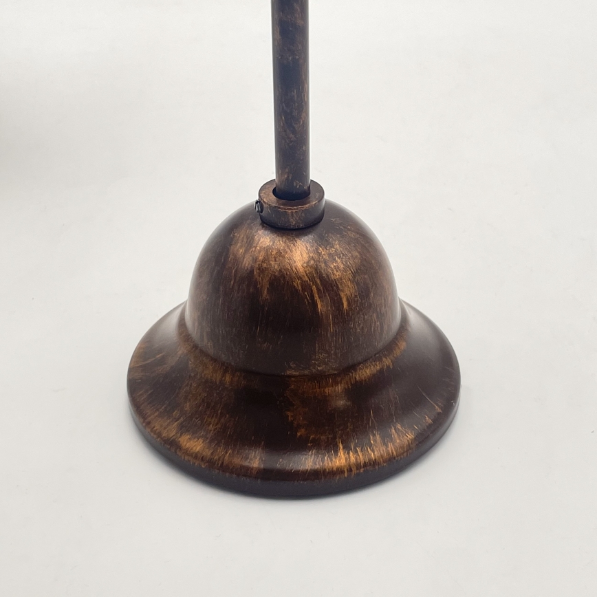 Hanglamp aan een ketting RETRO 2xE27/60W/230V koper/patina