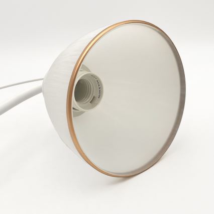 Hanglamp aan een ketting RETRO 2xE27/60W/230V mat wit