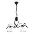 Hanglamp aan een ketting RETRO 2xE27/60W/230V mat zwart