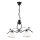 Hanglamp aan een ketting RETRO 2xE27/60W/230V mat zwart