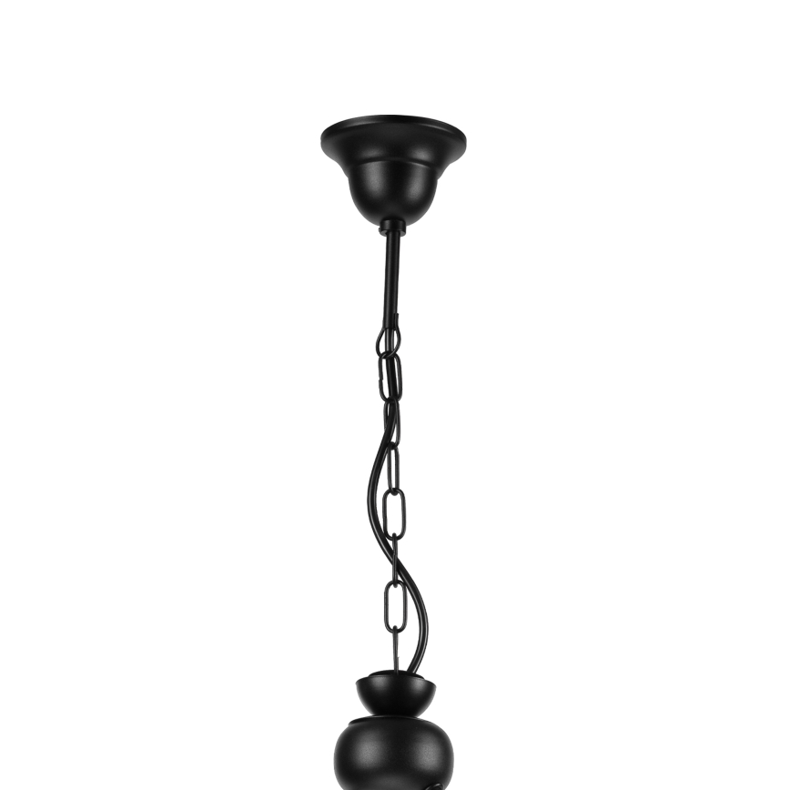 Hanglamp aan een ketting RETRO 2xE27/60W/230V mat zwart
