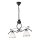 Hanglamp aan een ketting RETRO 2xE27/60W/230V zwart