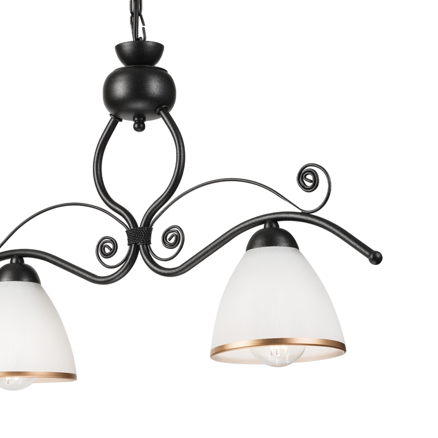 Hanglamp aan een ketting RETRO 2xE27/60W/230V zwart