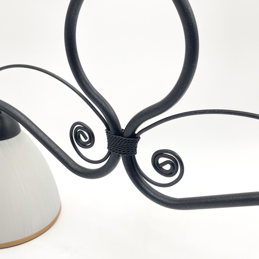 Hanglamp aan een ketting RETRO 2xE27/60W/230V zwart