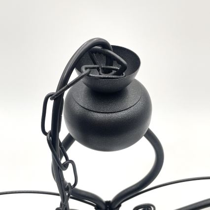 Hanglamp aan een ketting RETRO 2xE27/60W/230V zwart