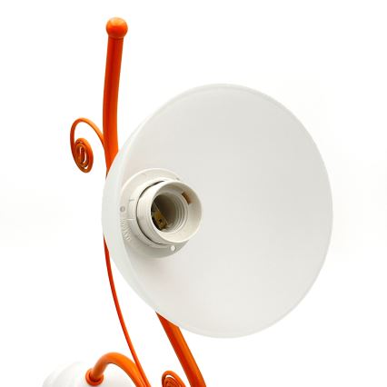 Hanglamp aan een ketting RETRO 3xE27/60W/230V wit/kleurrijk