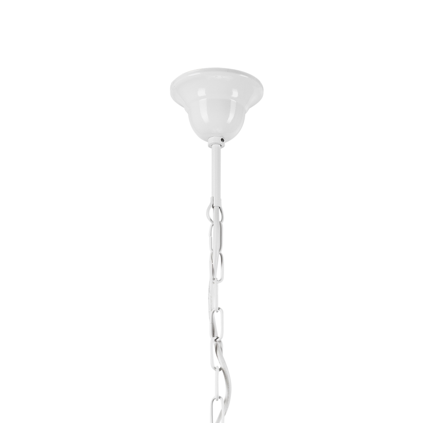 Hanglamp aan een ketting RETRO 3xE27/60W/230V wit/kleurrijk
