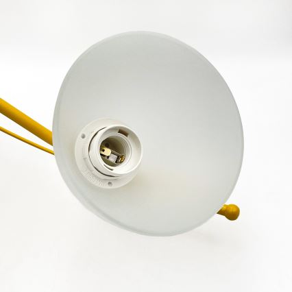 Hanglamp aan een ketting RETRO 5xE27/60W/230V wit/kleurrijk