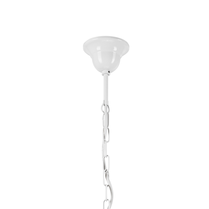 Hanglamp aan een ketting RETRO 5xE27/60W/230V wit/kleurrijk