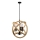 Hanglamp aan een ketting ROPE GLOBO 3xE14/10W/230V