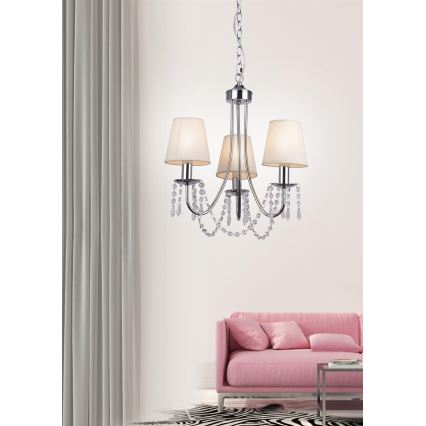 Hanglamp aan een ketting RUTI 3xE14/40W/230V