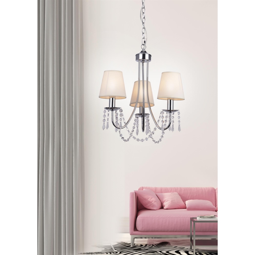 Hanglamp aan een ketting RUTI 3xE14/40W/230V