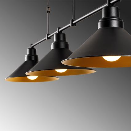 Hanglamp aan een ketting SIVANI 3xE27/100W/230V