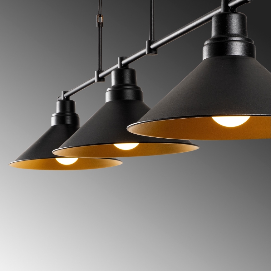 Hanglamp aan een ketting SIVANI 3xE27/100W/230V