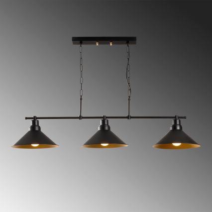 Hanglamp aan een ketting SIVANI 3xE27/100W/230V