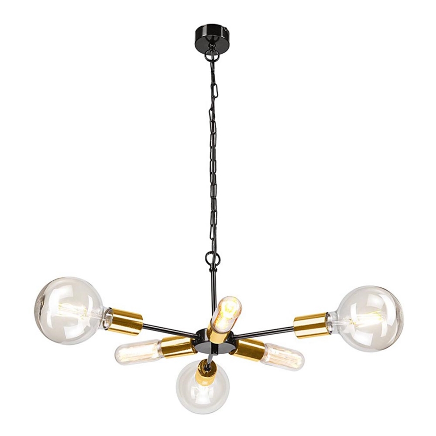Hanglamp aan een ketting STARLA 6xE27/60W/230V