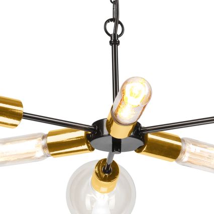 Hanglamp aan een ketting STARLA 6xE27/60W/230V