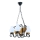 Hanglamp aan een ketting VELA 4xE14/40W/230V beuken - FSC gecertificeerd