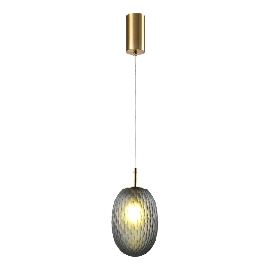 Hanglamp aan een koord 1xE14/25W/230V grijs diameter 15 cm
