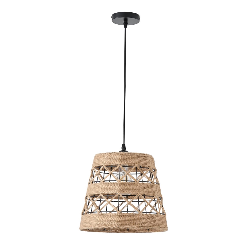 Hanglamp aan een koord 1xE27/15W/230V beige
