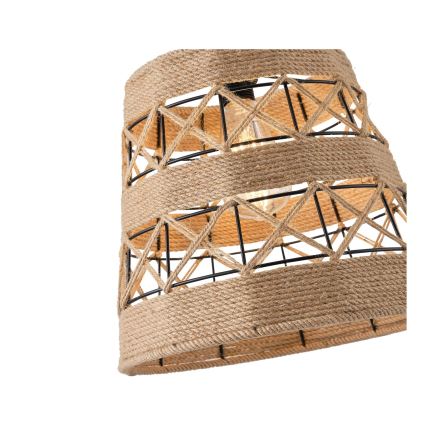 Hanglamp aan een koord 1xE27/15W/230V beige