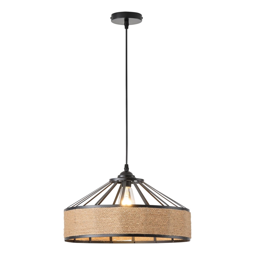 Hanglamp aan een koord 1xE27/15W/230V beige