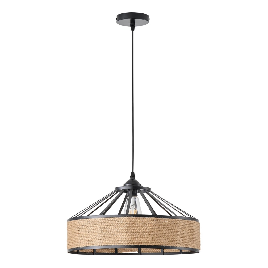 Hanglamp aan een koord 1xE27/15W/230V beige
