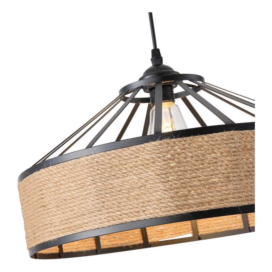 Hanglamp aan een koord 1xE27/15W/230V beige