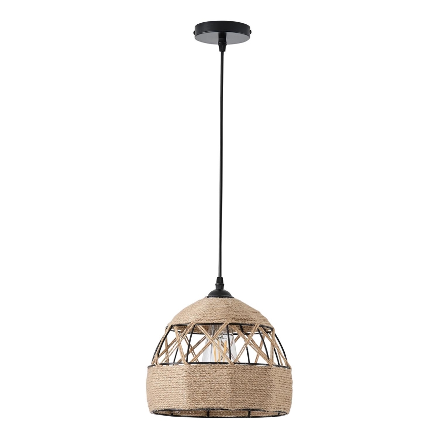Hanglamp aan een koord 1xE27/15W/230V beige
