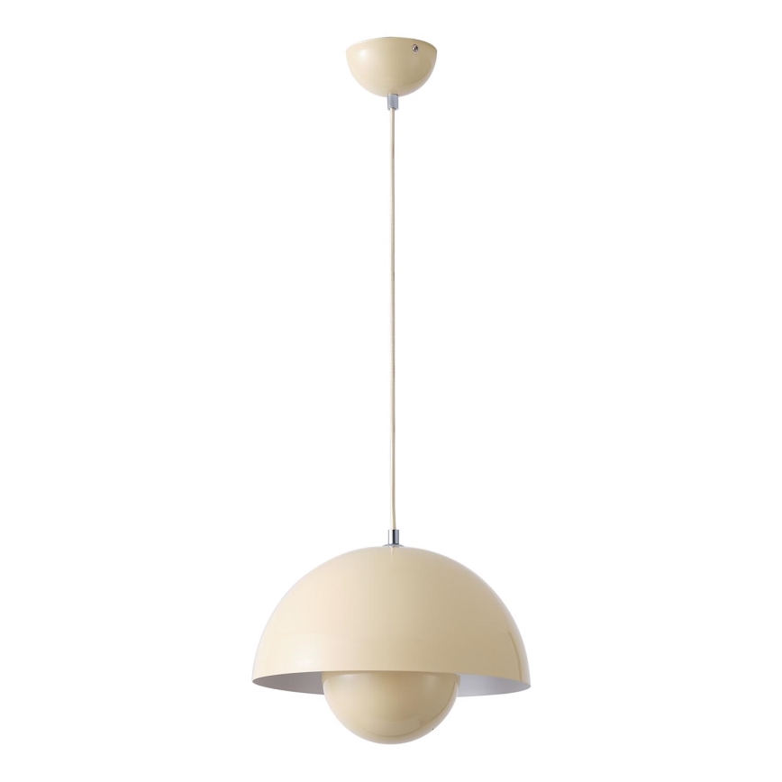 Hanglamp aan een koord 1xE27/15W/230V crème