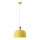 Hanglamp aan een koord 1xE27/15W/230V geel pr. 27 cm
