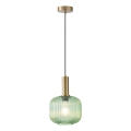 Hanglamp aan een koord 1xE27/15W/230V groen pr. 20 cm