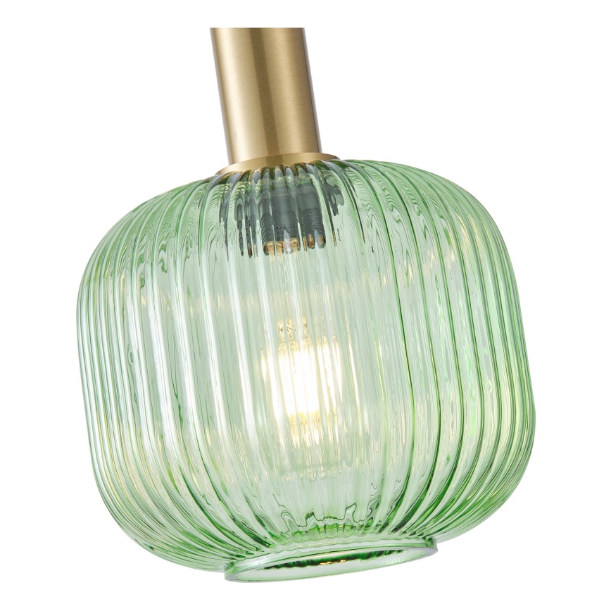 Hanglamp aan een koord 1xE27/15W/230V groen pr. 20 cm