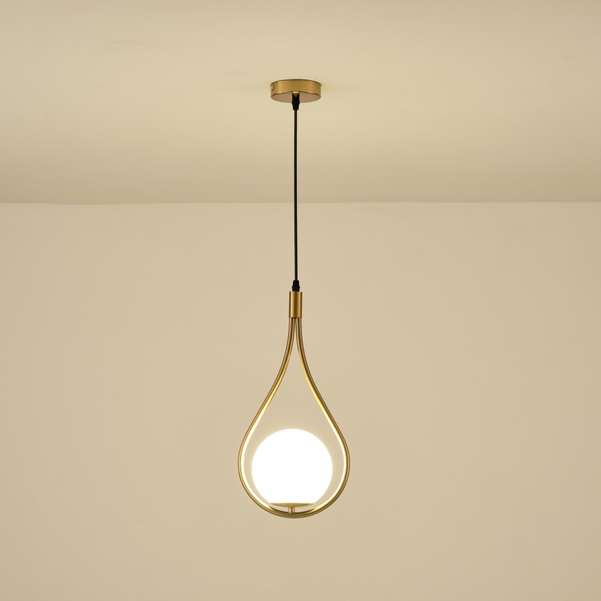 Hanglamp aan een koord 1xE27/15W/230V messing