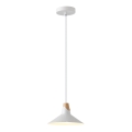 Hanglamp aan een koord 1xE27/15W/230V wit