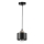 Hanglamp aan een koord 1xE27/35W/230V diameter 12 cm zwart/goud