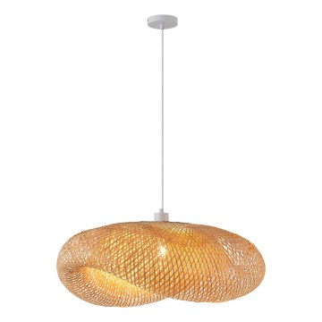 Hanglamp aan een koord 1xE27/40W/230V bamboe