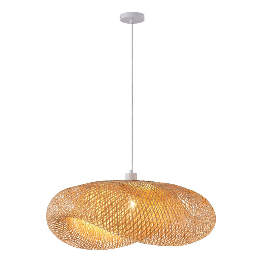 Hanglamp aan een koord 1xE27/40W/230V bamboe