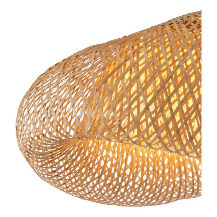 Hanglamp aan een koord 1xE27/40W/230V bamboe