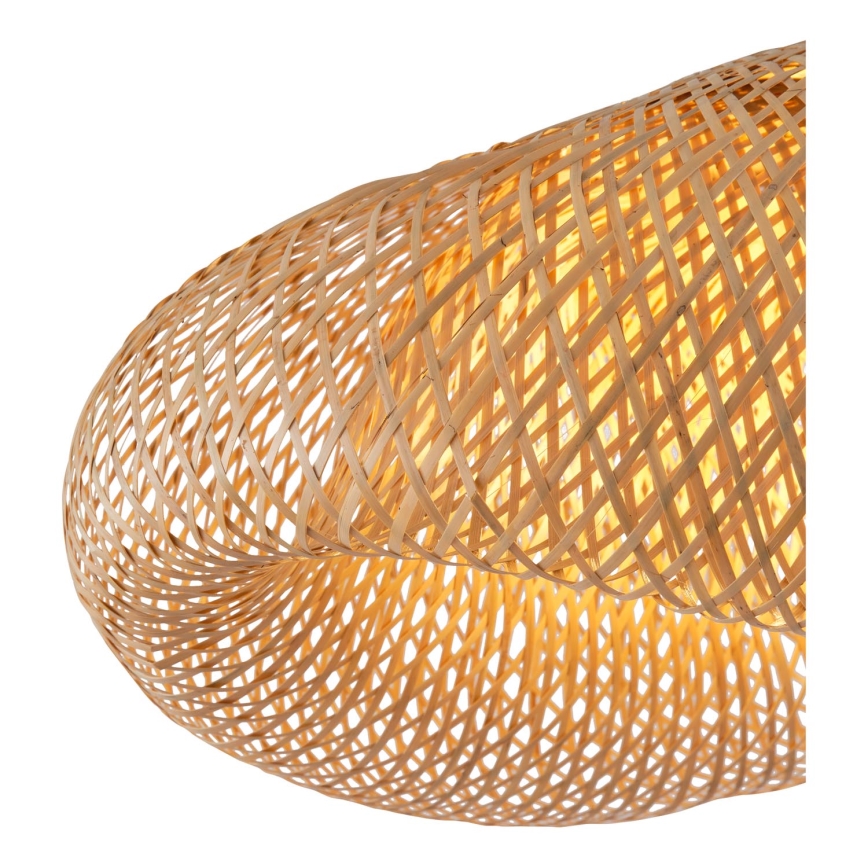 Hanglamp aan een koord 1xE27/40W/230V bamboe