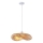 Hanglamp aan een koord 1xE27/40W/230V bamboe