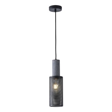 Hanglamp aan een koord 1xE27/40W/230V zwart