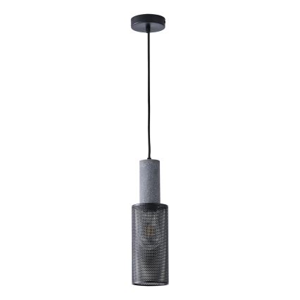 Hanglamp aan een koord 1xE27/40W/230V zwart